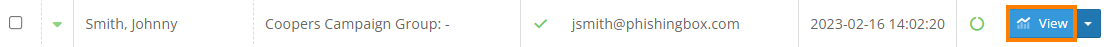 View Button under Targets / Groups > Manage Targets