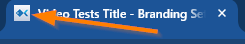 Small image (logo) next to the page title