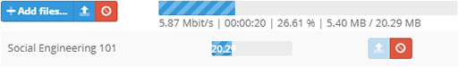 Status of upload for SCORM Zip Files