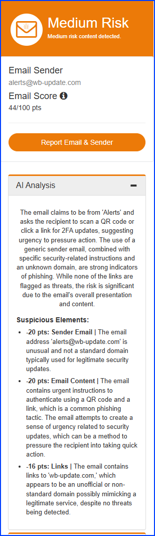 AI summary example