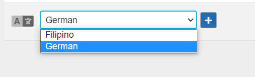 Example of switching between Locales