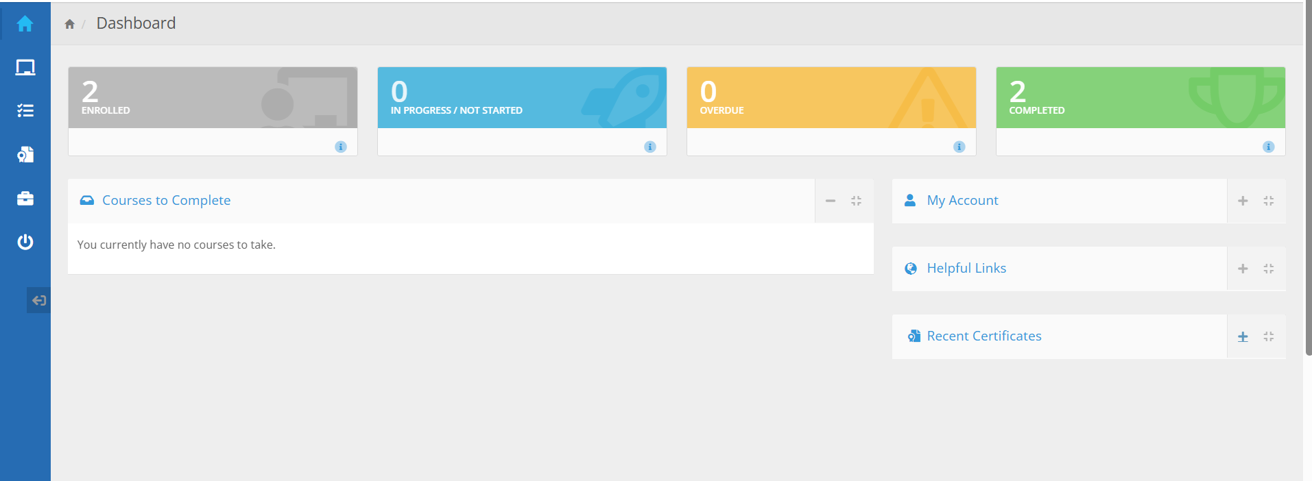 school dashboard page