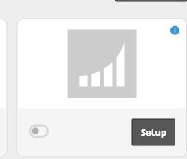 Teams integration card in Administration > Integration Store, showing the Setup button and inactive status toggle.